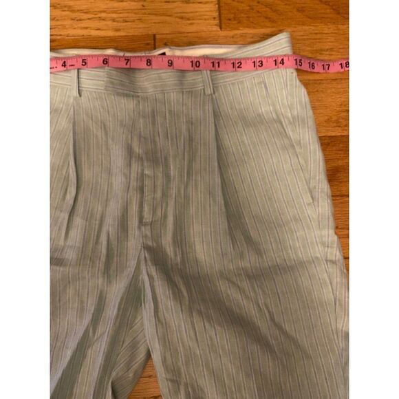 ASOS Design, women's light blue, striped cotton bermuda shorts size W30 - Picture 5 of 9